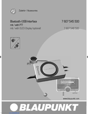 Blaupunkt 7607545500 User Manual