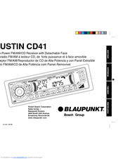 Blaupunkt AUSTIN AUSTIN CD41 User Manual