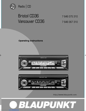 Blaupunkt BRISTOL CD36 Operating Instructions Manual