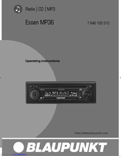 Blaupunkt ESSEN MP36 Operating Instructions Manual