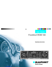Blaupunkt FRANKFURT RCM 169 Operating Instructions Manual