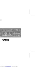 Blaupunkt FRANKFURT RCM 82 Operating Instructions Manual