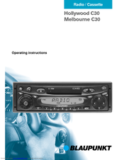 Blaupunkt Melbourne C30 Operating Instructions Manual