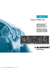 Blaupunkt Tokyo RDM 169 Operating And Installation Instructions