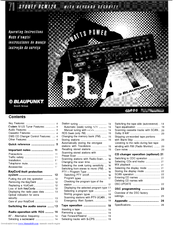 Blaupunkt SYDNEY Sydney RCM 126 Operating Instructions Manual