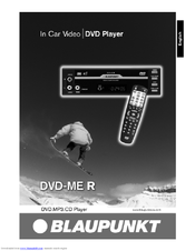 Blaupunkt DVD-ME R Manual