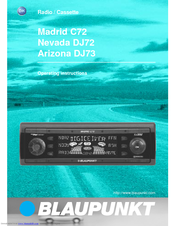 Blaupunkt Arizona DJ73 Operating Instructions Manual
