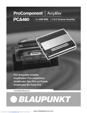 Blaupunkt ProComponent PCA460 Owner's Manual