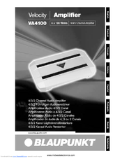 Blaupunkt Velocity VA4100 Owner's Manual