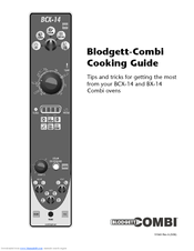Blodgett BX-14 Cooking Manual