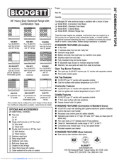Blodgett B36-COMBOS Specification Sheet