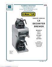 Bloomfield E-Max LX 2274EX Owner's Manual