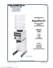Bloomfield Aquarius 8382 Owner's Manual
