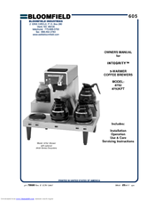 Bloomfield Integrity 8752 Owner's Manual