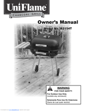 Uniflame B2154T Owner's Manual