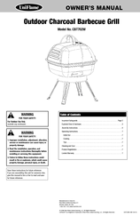 Uniflame CBT702W Owner's Manual