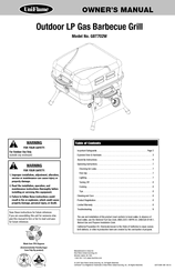 Uniflame GBT702W Owner's Manual