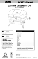 Uniflame GBT926W-C Owner's Manual