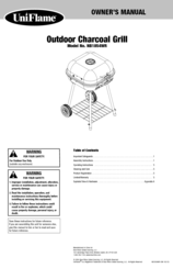 Uniflame NB1854WR Owner's Manual