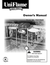 Blue Rhino UniFlame FG2204C Owner's Manual