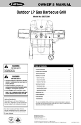 Blue Rhino UniFlame GBC730W Owner's Manual