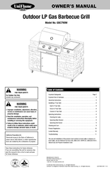 Blue Rhino UniFlame Gold GBC790W Owner's Manual