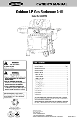 Blue Rhino UniFlame GBC820W Owner's Manual