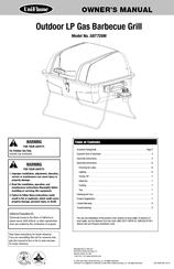 Blue Rhino UniFlame GBT726M Owner's Manual