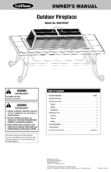 Blue Rhino UniFlame WAD794SP Owner's Manual