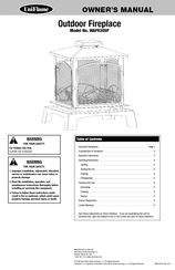 Blue Rhino Uniflame WAF830SP Owner's Manual