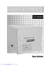 Boca Systems Adjustable MC Ghost User Manual