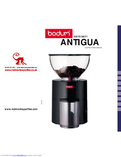 Bodum 5671 Antigua Instructions For Use