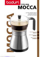 Bodum MOCCA 1176 Instructions For Use Manual