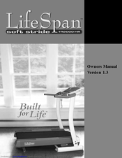 LifeSpan 1.3 Owner's Manual