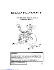 BodyCraft Tour Trainer Indoor Cycle Assembly Manual