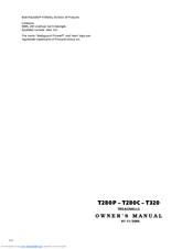 Bodyguard T280P Owner's Manual