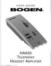 Bogen HAA20 User Manual