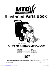 MTD 247-203B-000 Illustrated Parts Book