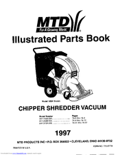MTD 103A Series Illustrated Parts Book