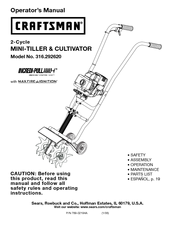 Craftsman Craftsman 316.29262 Operator's Manual