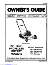 MTD 120-282R000 Owner's Manual
