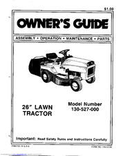 MTD 130-527-000 Owner's Manual