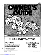 MTD 131-730A Owner's Manual