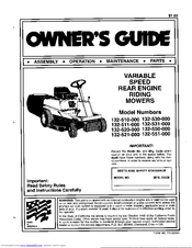 MTD 132-531-000 Owner's Manual