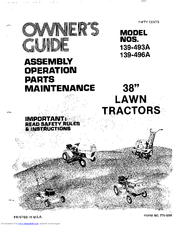 MTD 139-493A Owner's Manual