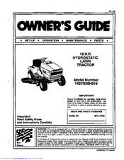 MTD 143Y839H019 Owner's Manual