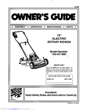 MTD 183-427-000 Owner's Manual