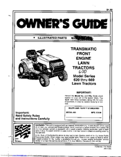 MTD 669 Series Owner's Manual