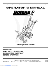 Bolens Bolens 31AH6GLF565 Operator's Manual