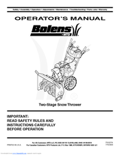Bolens 31AH5MLH Operator's Manual
